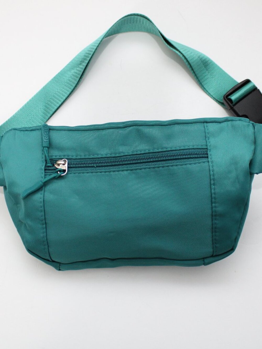 The Foldie Crossbody Bag Nylon Teal Green Travel - Picture 2 of 6